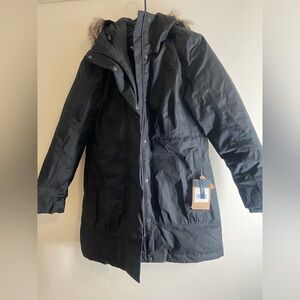 NWT - The North Face Downtown Parka Coat Down Womens Medium Black